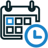Easy, on time process Icon